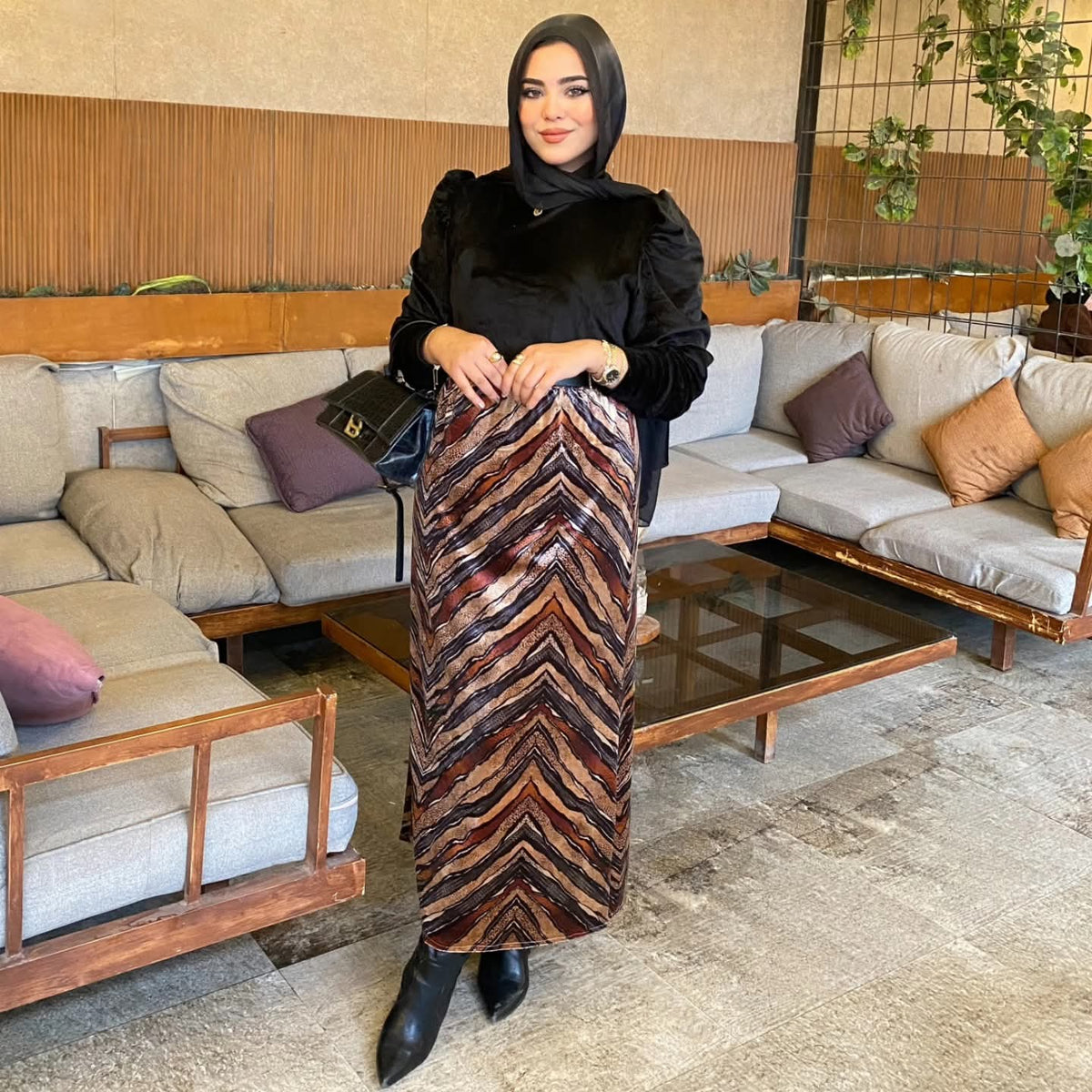 Black Velvet Blouse