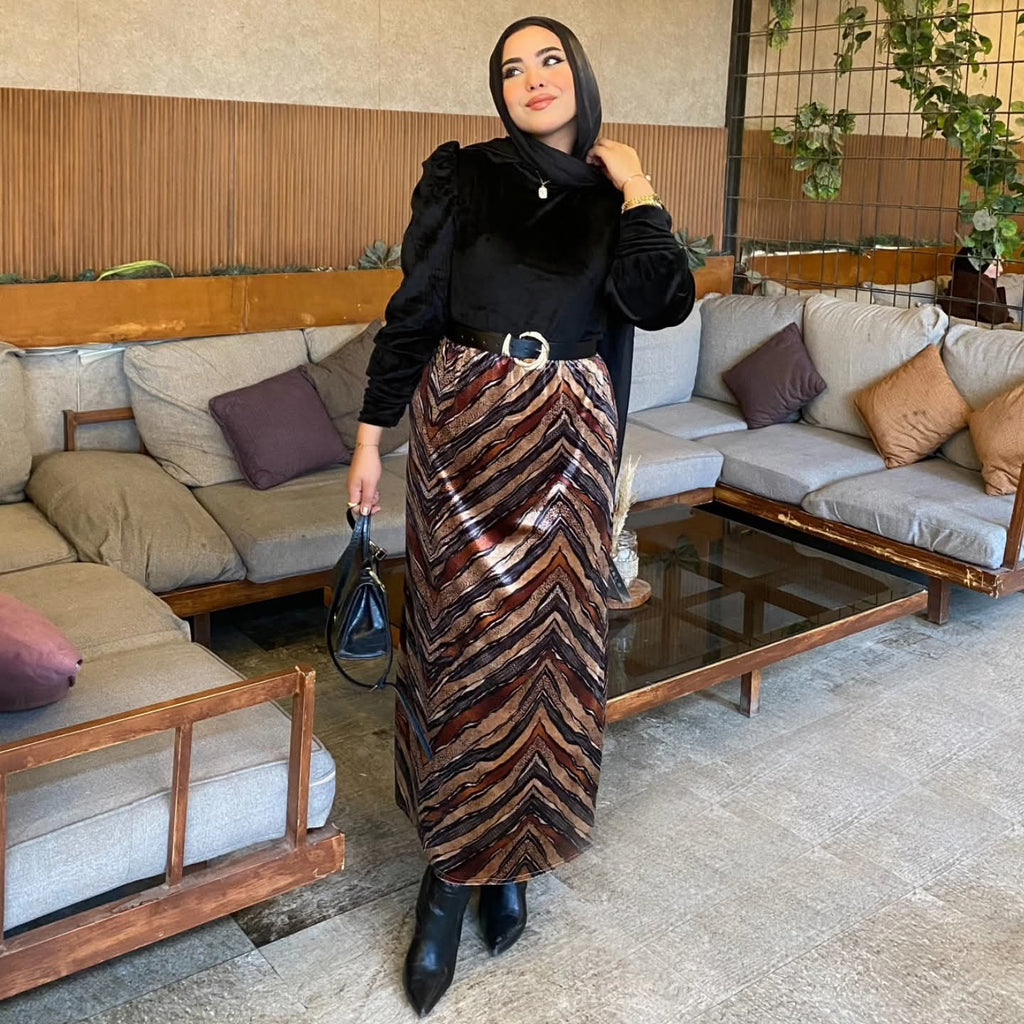 Black Velvet Blouse