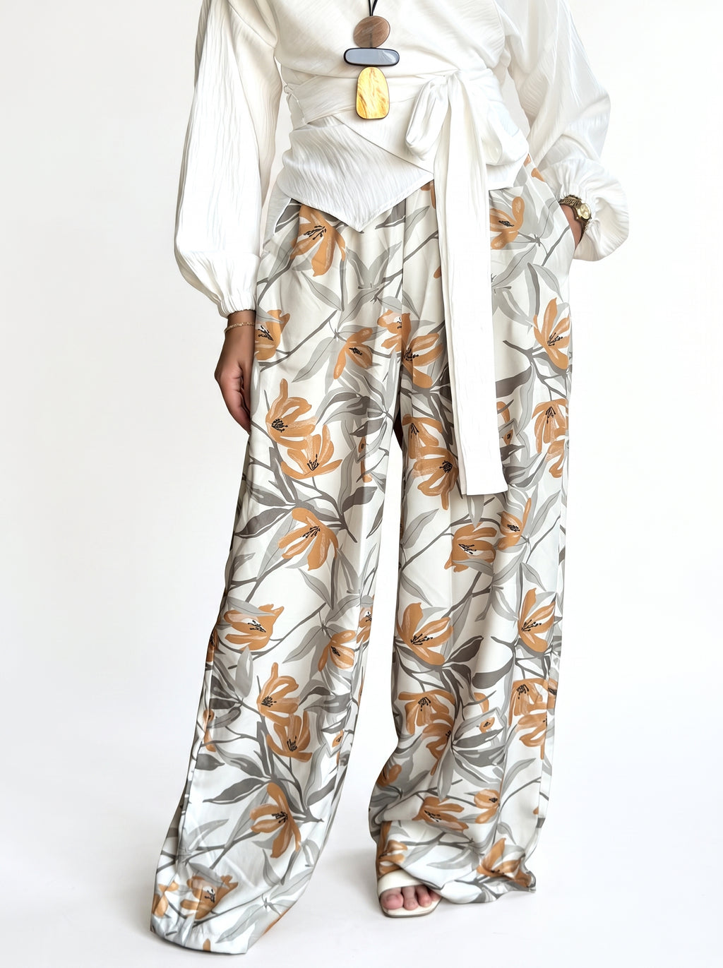 Wide Leg Pants (Olive)