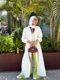 Poplin Cotton Dress (white)
