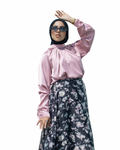 Satin Blouse (Pink)