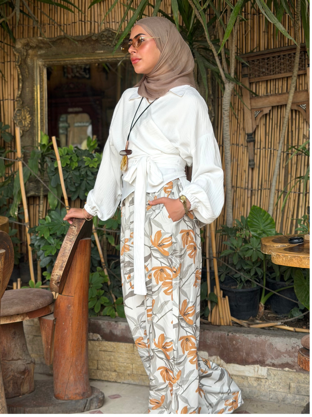 Wide Leg Pants (Olive)