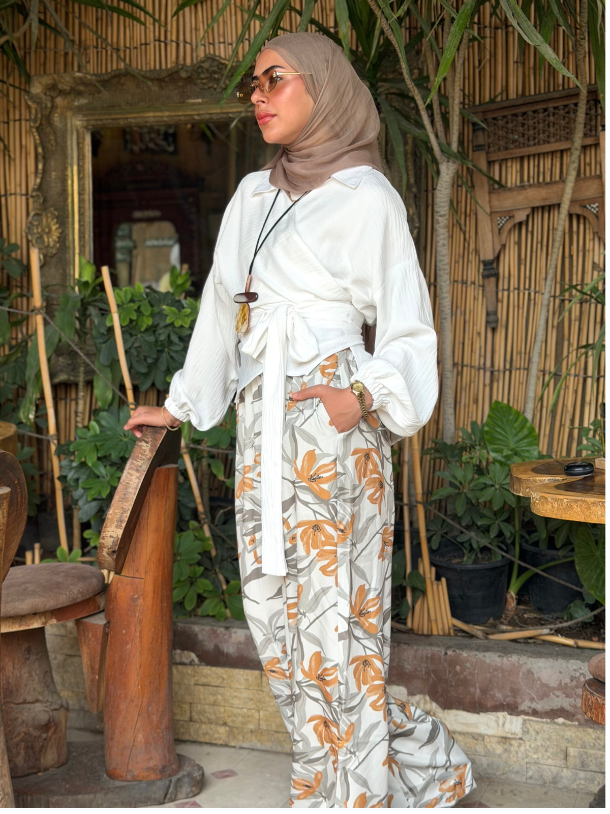 Wide Leg Pants (Olive)