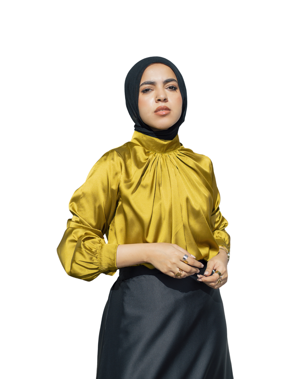 Satin Blouse (kiwi)
