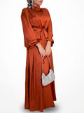 Silk Satin Dress (Havan)