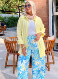 Poplin Cotton Shirt (Yellow)